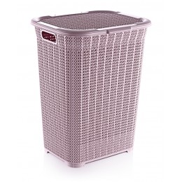 Корзина (50 л) с крышкой Dunya plastik (вязка)