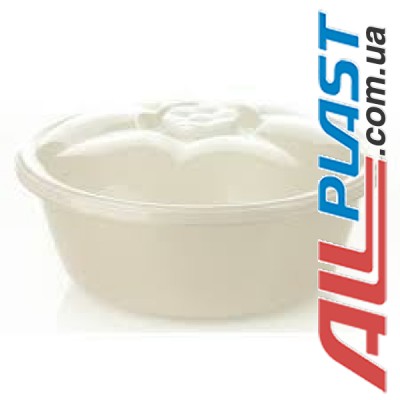 Миска/таз с крышкой 2,7л "Dunya plastik" Миска/таз с крышкой 2,7л "Dunya plastik"