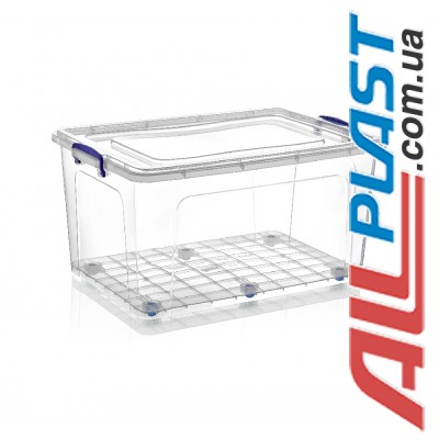 Контейнер (80 л) Stars Plast на колесах (94163) Контейнер (80 л) Stars Plast на колесах (94163)